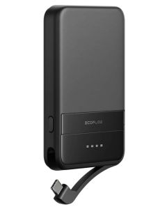 Rapid Powerbank & Nødlader, 5000mAh, Black