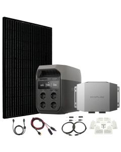DELTA 3 med 360W solcelle og 600W billader for camper og bobil