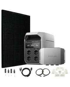 DELTA 3 Plus med 360w solcelle og 1000W billader for camper og bobil