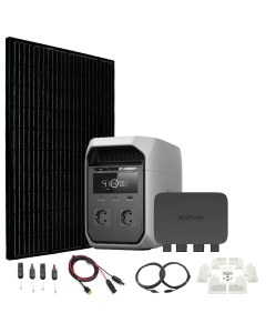 DELTA 3 Classic med 360W solcelle og billader for camper og bobil