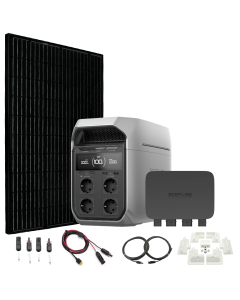 DELTA 3 Plus med 360w solcelle og 800W billader for camper og bobil