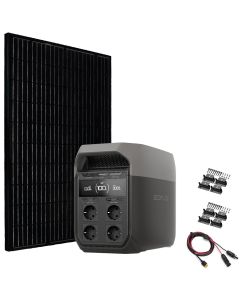 EcoFlow DELTA 3 med 360W solcellepanel