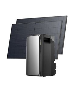 Solcelleanlegg - balkongkraftverk med batteri, 900W